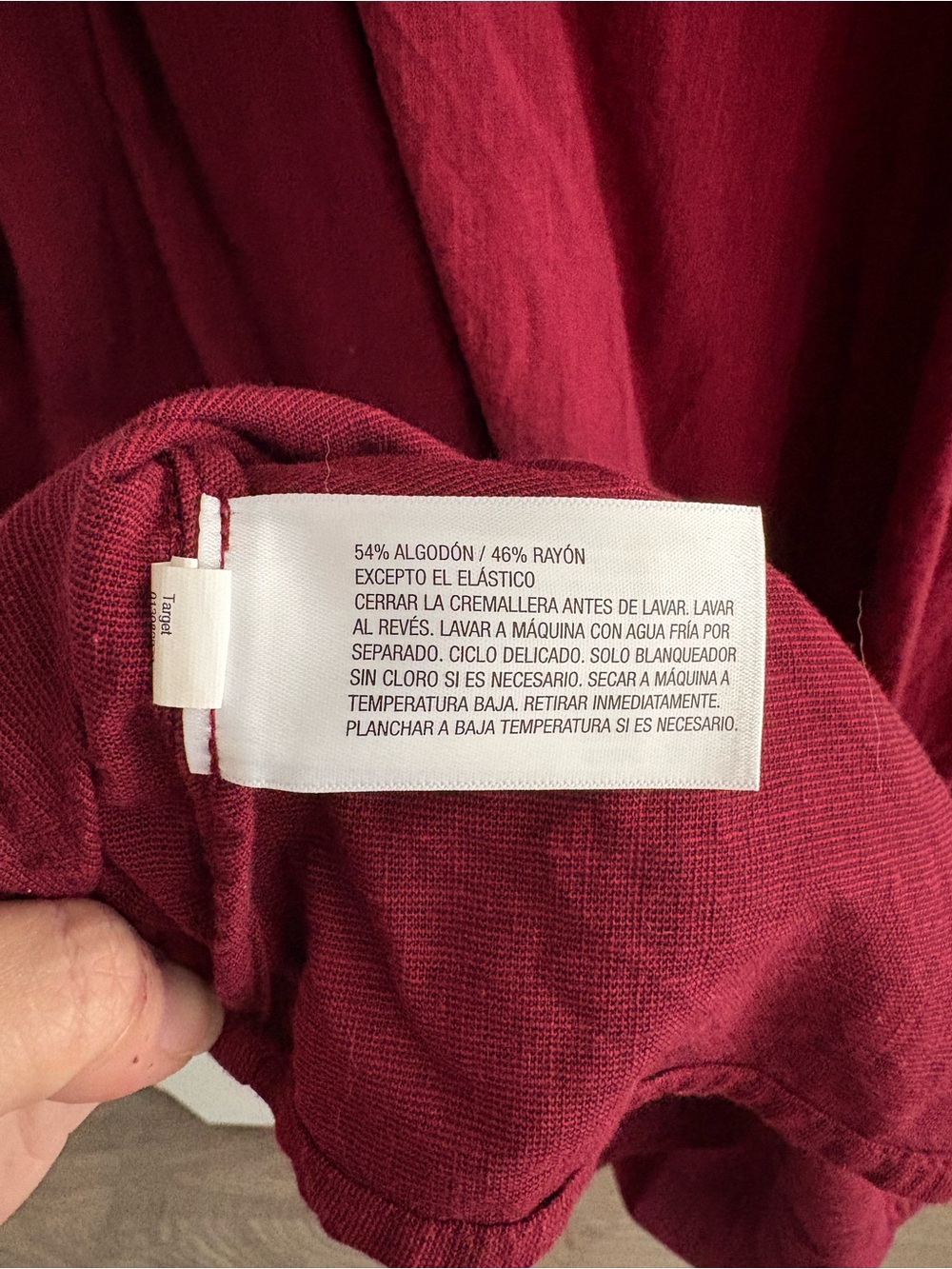 Universal Thread Wine Red Ruffle V-Neck Maxi Dress - Picture 7 of 7